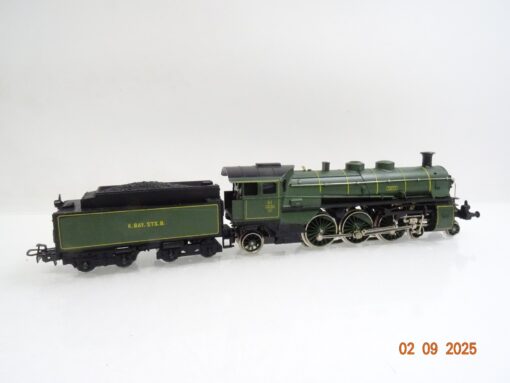 Märklin H0 3092 Dampflok BR S 3/6 3673 der K.Bay.Sts.B. in OVP JL2714 – Bild 3
