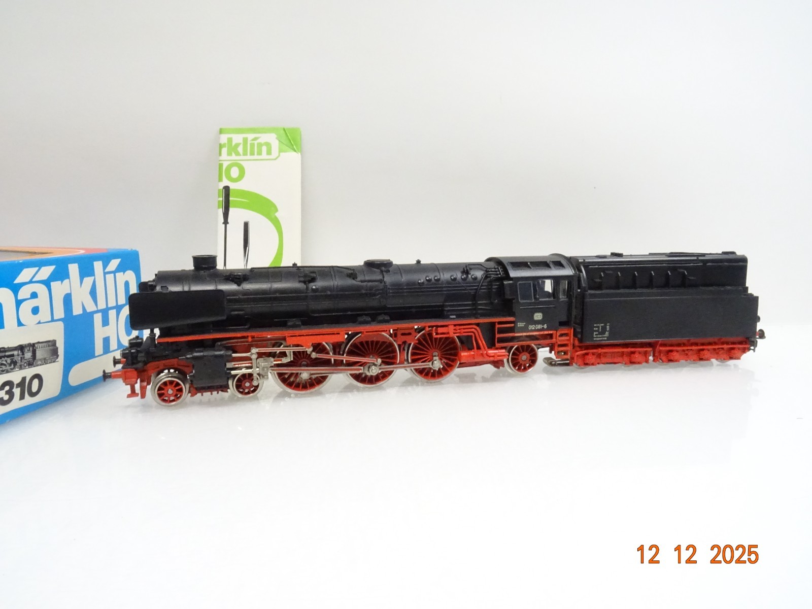 Märklin H0 3310 Dampflok BR 012 081-6 der DB in OVP JL5044