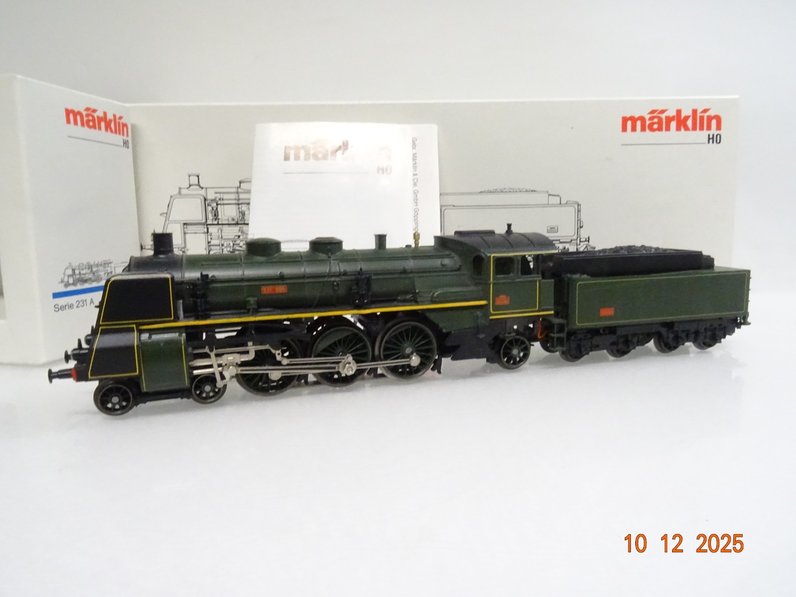 Märklin H0 3317 Frankreich Dampflok Serie 231 A der SNCF in OVP JL4981