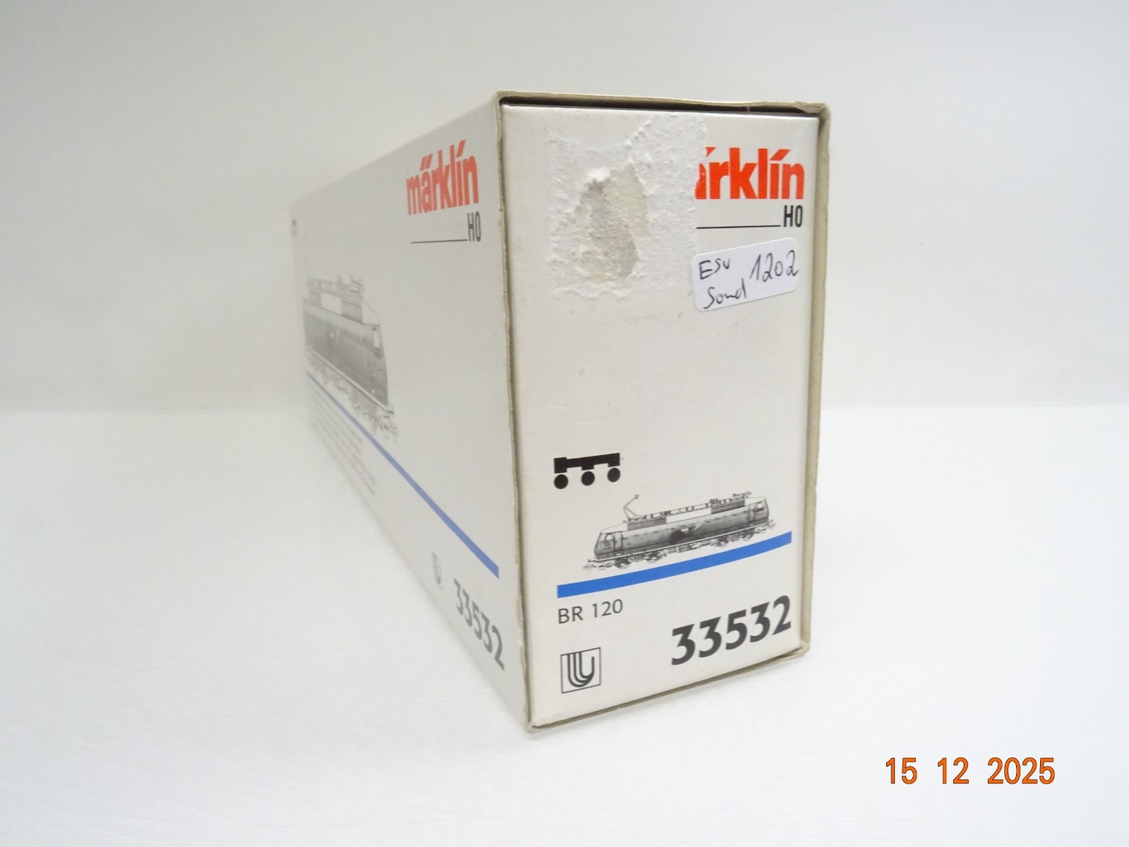 Märklin H0 33532 E-Lok BR 120 der DB Esu Sound Umbau in OVP JL5099 – Bild 5