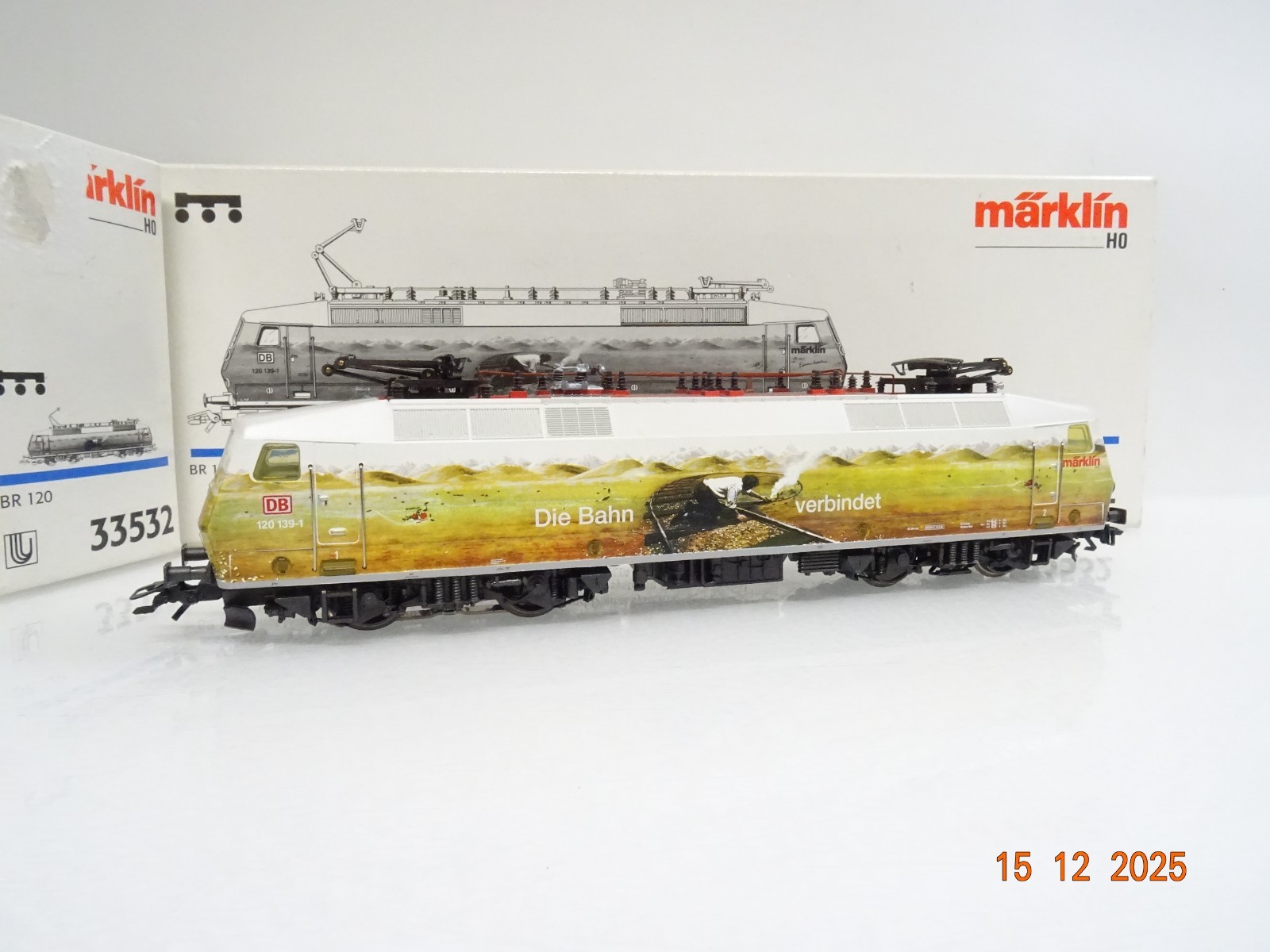 Märklin H0 33532 E-Lok BR 120 der DB Esu Sound Umbau in OVP JL5099