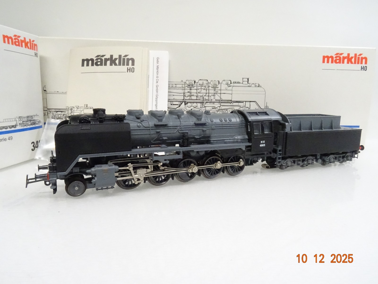 Märklin H0 3419 Niederlande Dampflok 4903 der NS in OVP JL4969