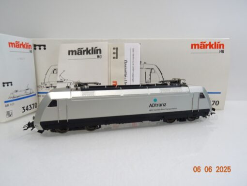 Märklin H0 34370 E-Lok BR 101 ADtranz Daimler Benz Transport. Delta in OVP JL959