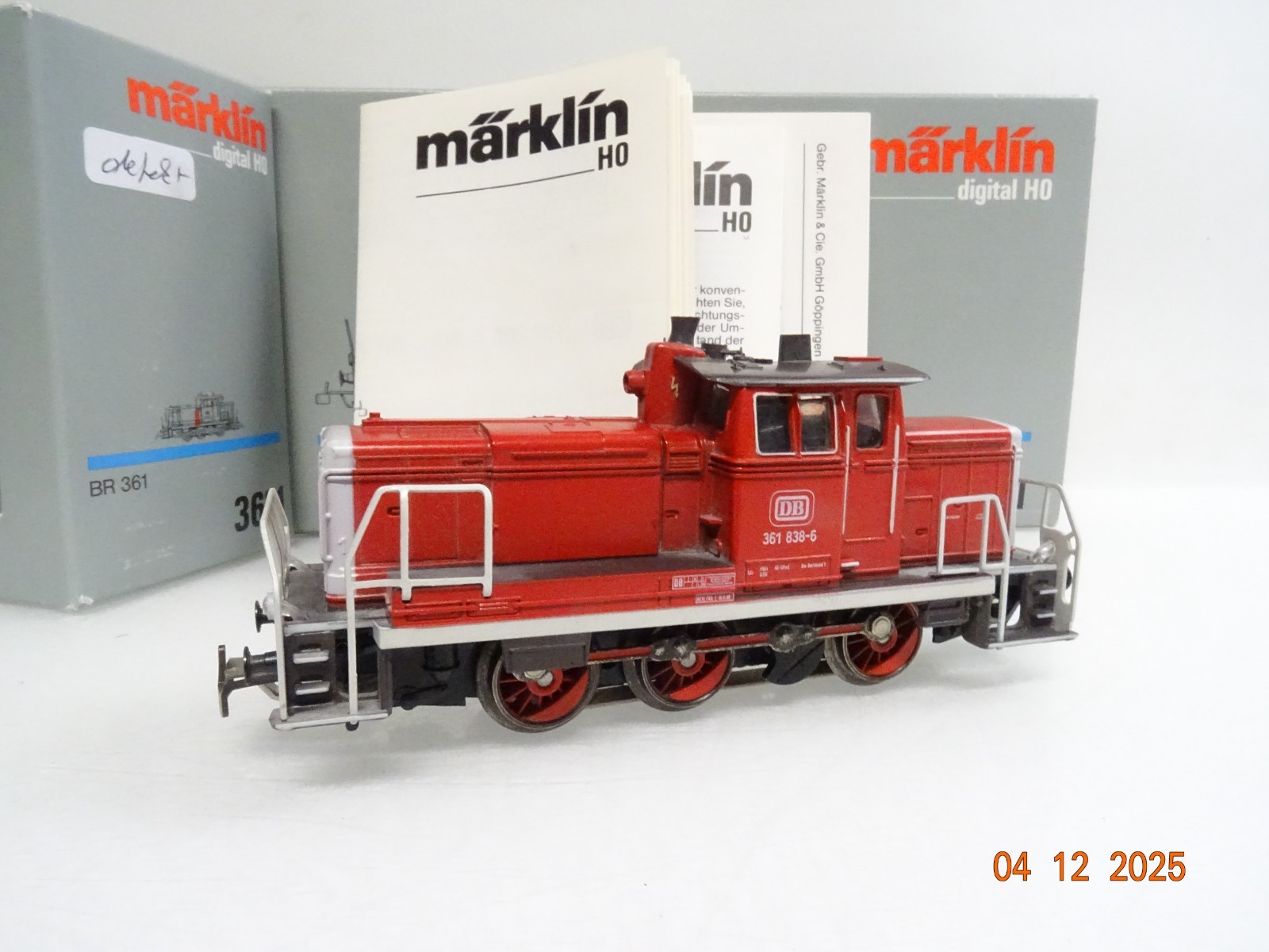 Märklin H0 3631 Diesellok BR 361 838-6 DB Digital in OVP JL4857