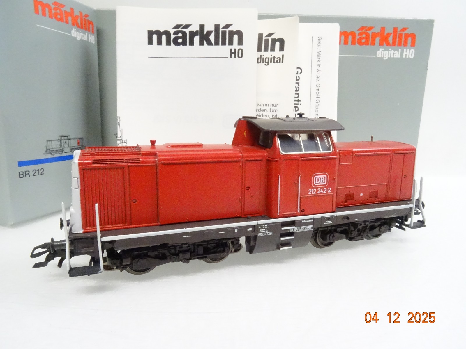 Märklin H0 3647 Diesellok BR 212 242-2 der DB Digital in OVP JL4856