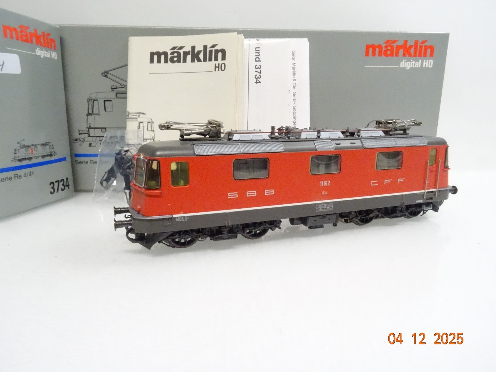 Märklin H0 3734 Schweiz E-Lok Serie Re 4/4 11162 der SBB Digital in OVP JL4863