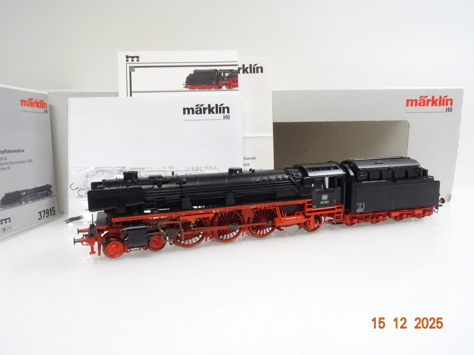 Märklin H0 37915 Dampflok BR 03 1001 der DB Mfx Sound in OVP JL5093