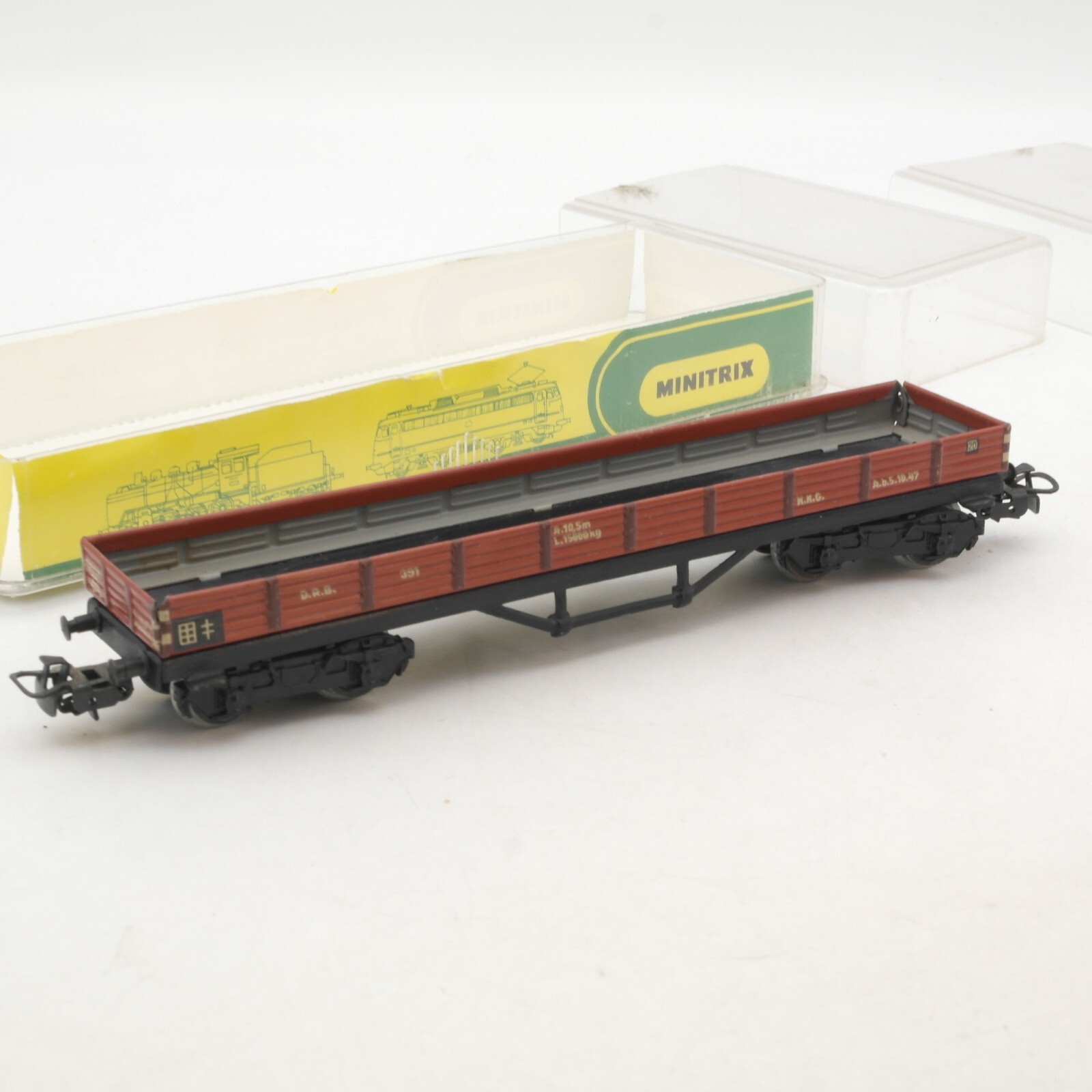 Märklin H0 391 Niederbordwagen der DRB Blech in EVP RG9376 – Bild 3