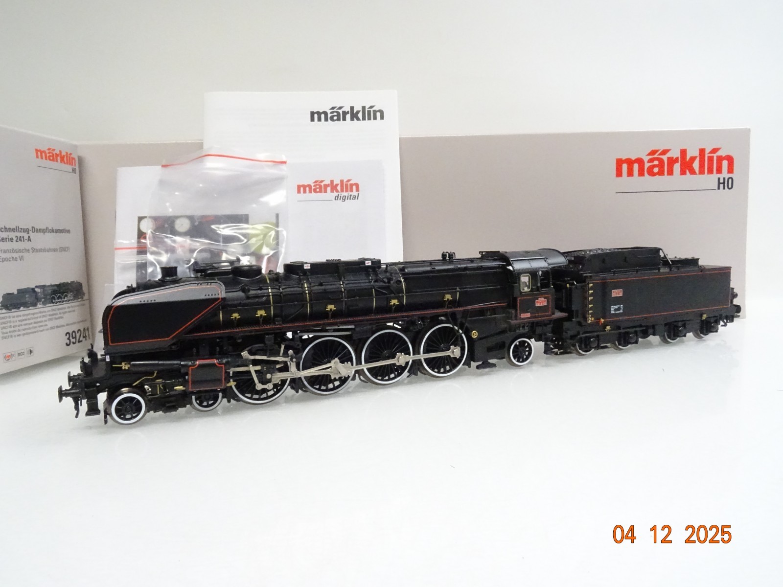 Märklin H0 39241 Frankreich Dampflok Serie 241-A SNCF Mfx Sound in OVP JL4868