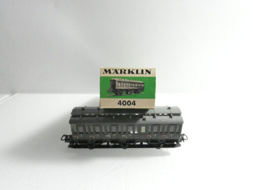 Märklin H0 4004 Personenwagen Abteilwagen ohne Bremserhaus 2.Klasse in OVP C457
