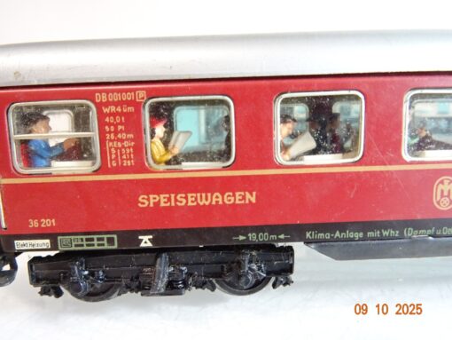 Märklin H0 4024 Speisewagen mit Figuren der DSG Blech in OVP RR3862 – Bild 3