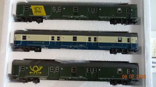 Märklin H0 41573 Bahnpostwagen-Set InterCity der DBP in OVP PR8846 – Bild 3