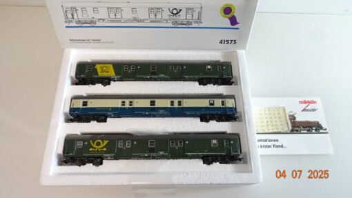 Märklin H0 41573 Bahnpostwagen-Set InterCity der DBP in OVP PR8846