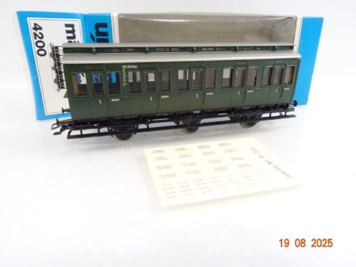 Märklin H0 4200 Personenwagen 1. Klasse der DB in OVP RR3056 – Bild 3