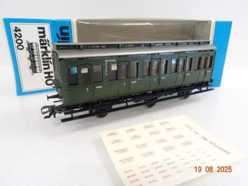 Märklin H0 4200 Personenwagen 1. Klasse der DB in OVP RR3056