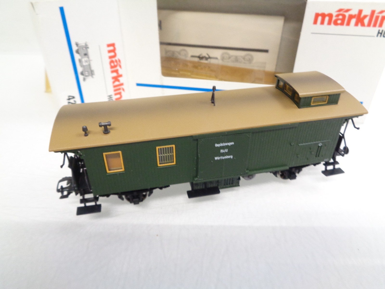 Märklin H0 4212 Gepäckwagen 15441 Württemberg in OVP RR4829 – Bild 3