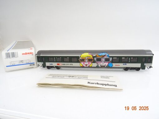 Märklin H0 4236 Personenwagen 2.Kl. der SBB in OVP PR7795 – Bild 3