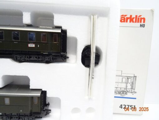 Märklin H0 42751 Schnellzugwagen Set 4tlg. der DRG in OVP LE9137 – Bild 3