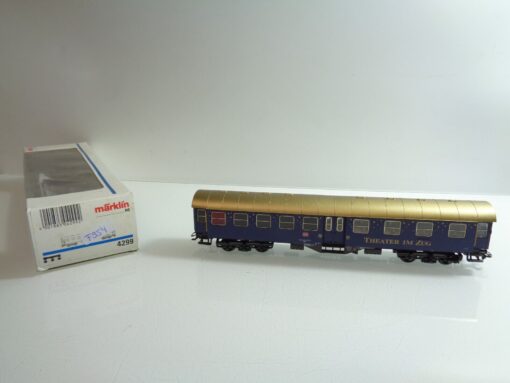 Märklin H0 4299 AC Personenwagen Theater im Zug der DB in OVP F954