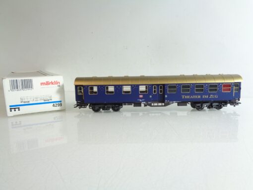 Märklin H0 4299 Umbauwagen Theater im Zug der DB in OVP BH518