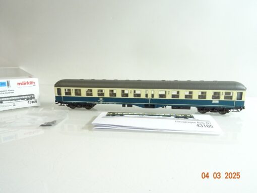 Märklin H0 43165 Mitteleinstiegswagen 2. Kl. der DB in OVP PR6285 – Bild 3