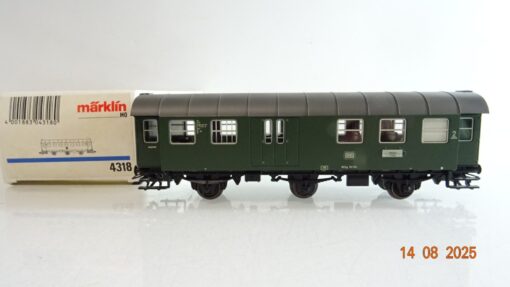 Märklin H0 4318 Umbauwagen 2.Kl./Gepäckabt. der DB in OVP PR9537