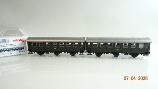 Märklin H0 43183 Umbauwagen Paar 2.Kl. der DB in OVP PR6975