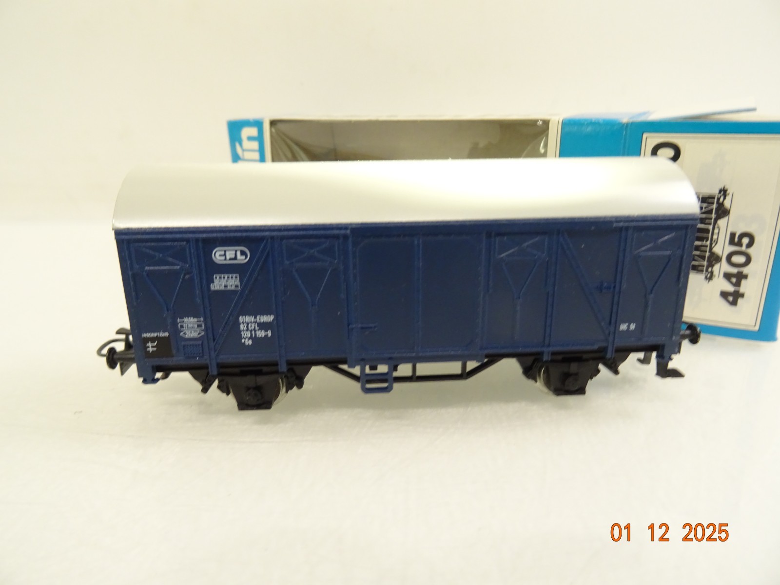 Märklin H0 4405 gedeckter Güterwagen der CFL in OVP RR5100 – Bild 3