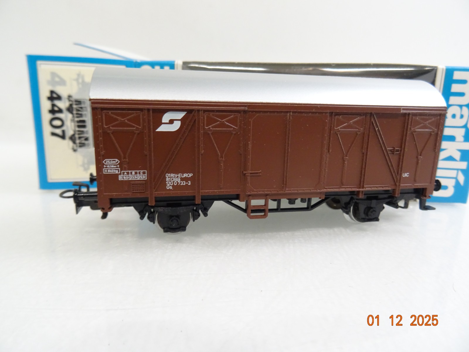 Märklin H0 4407 gedeckter Güterwagen der ÖBB in OVP RR5114 – Bild 3