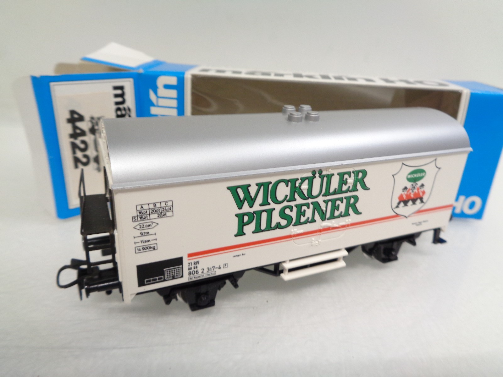 Märklin H0 4422 Kühlwagen Wicküler Pilsener in OVP RR4840