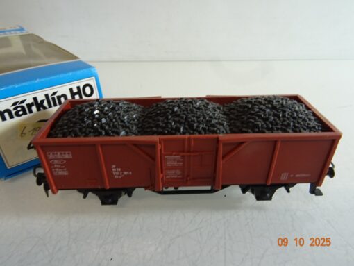 Märklin H0 4431 offener Güterwagen mit Ladung der DB in OVP RR3879 – Bild 3