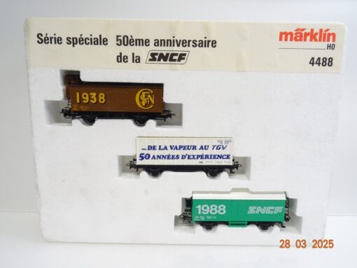 Märklin H0 4488 Frankreich Güterwagen-Set 3tlg. der SNCF in OVP LE9754