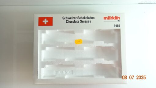 Märklin H0 4489 Schweizer Schokoladen Leerverpackung siehe Foto CK9433