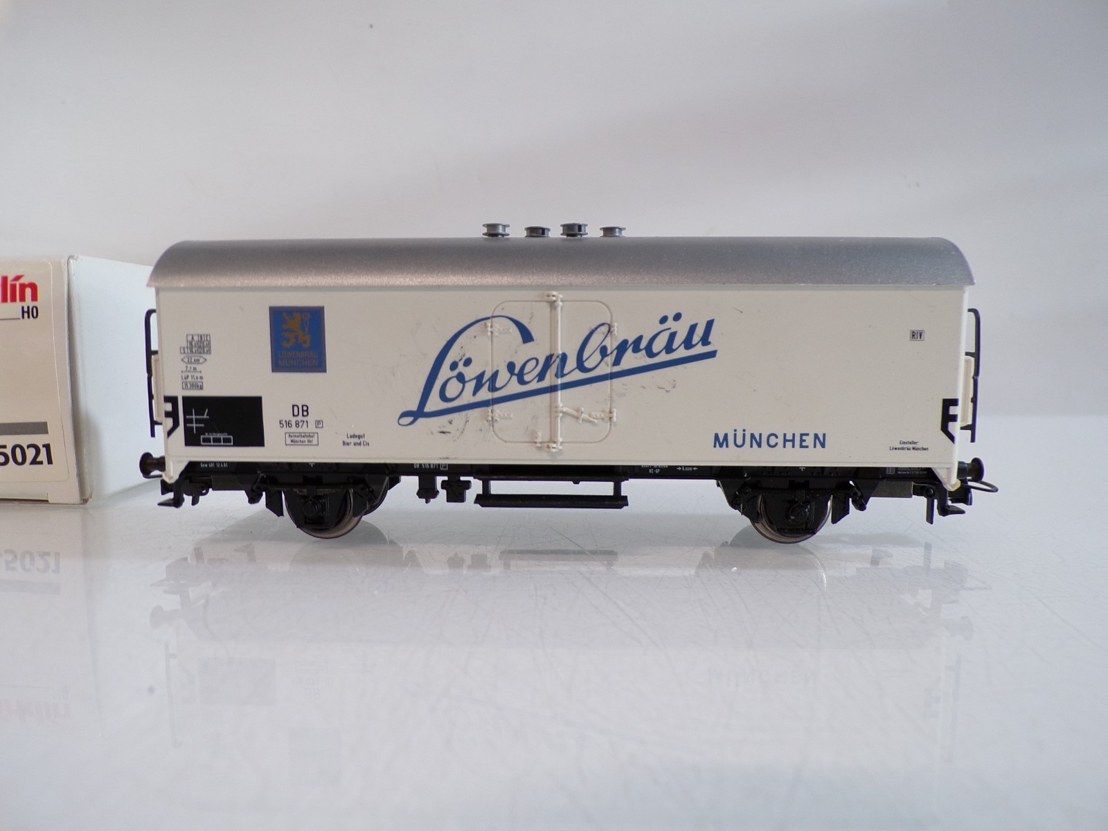 Märklin H0 45021 Kühlwagen Löwenbräu der DB in OVP BH1865 – Bild 3