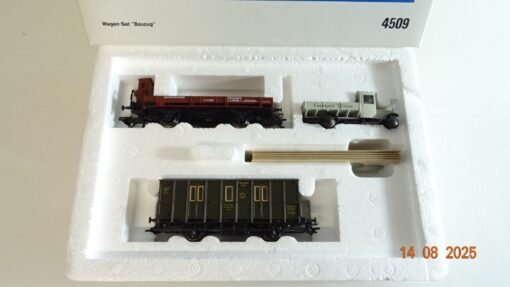 Märklin H0 4509 Wagen-Set Bauzug der DR in OVP PR9546