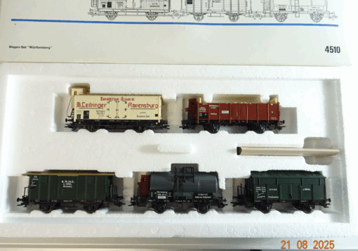 Märklin H0 4510 Wagen-Set Württemberg 5 tlg. in OVP PR9680