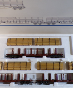 Märklin H0 4516 Wagen-Set Holztransport 3 tlg. der DB in OVP BH1914