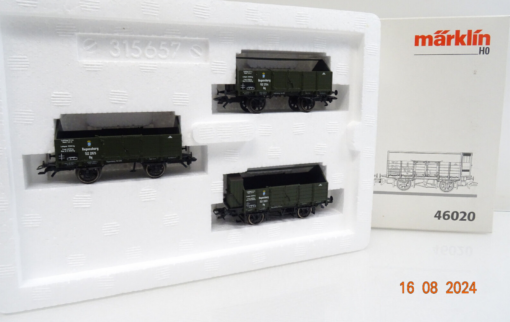 Märklin H0 46020 Mittelbordwagen-Set 3tlg. der K.Bay.Sts.B. in OVP LE5246