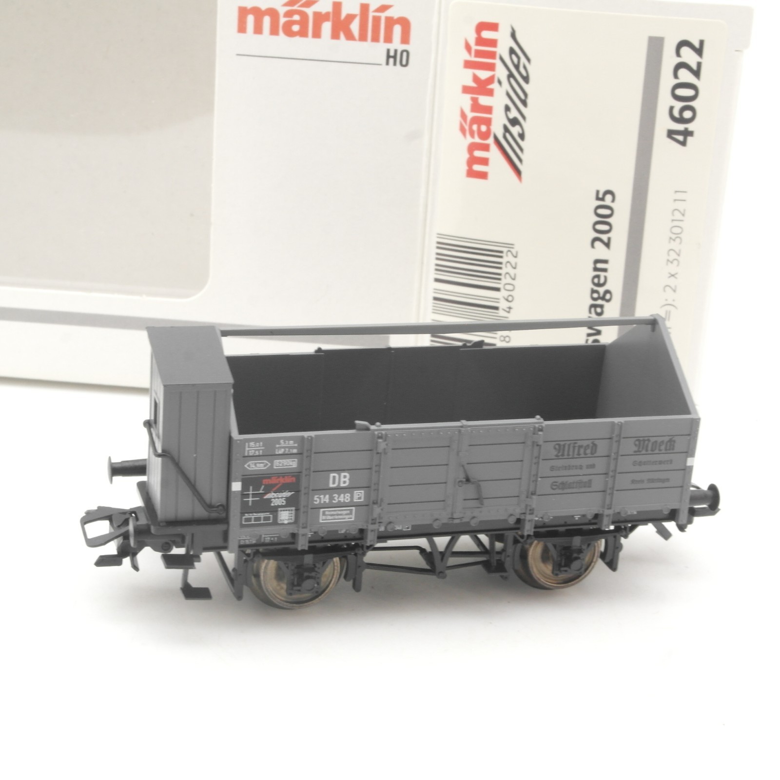 Märklin H0 46022 Insider Jahreswagen 2005 Alfred Moeck der DB in OVP RR5515