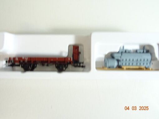Märklin H0 46075 Niederbordwagen mit Dieselmotor der DB in OVP PR6308 – Bild 3