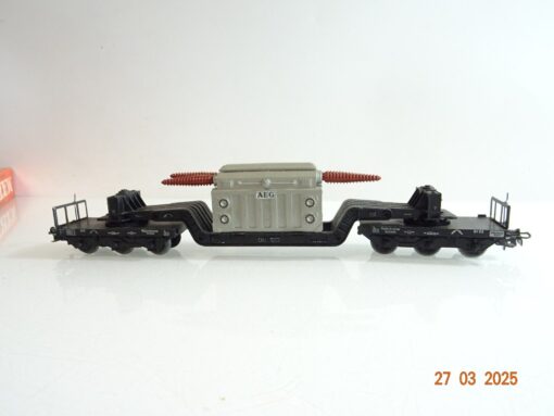 Märklin H0 4617 Tiefladewagen mit Transformator der DB in OVP PR6790 – Bild 3