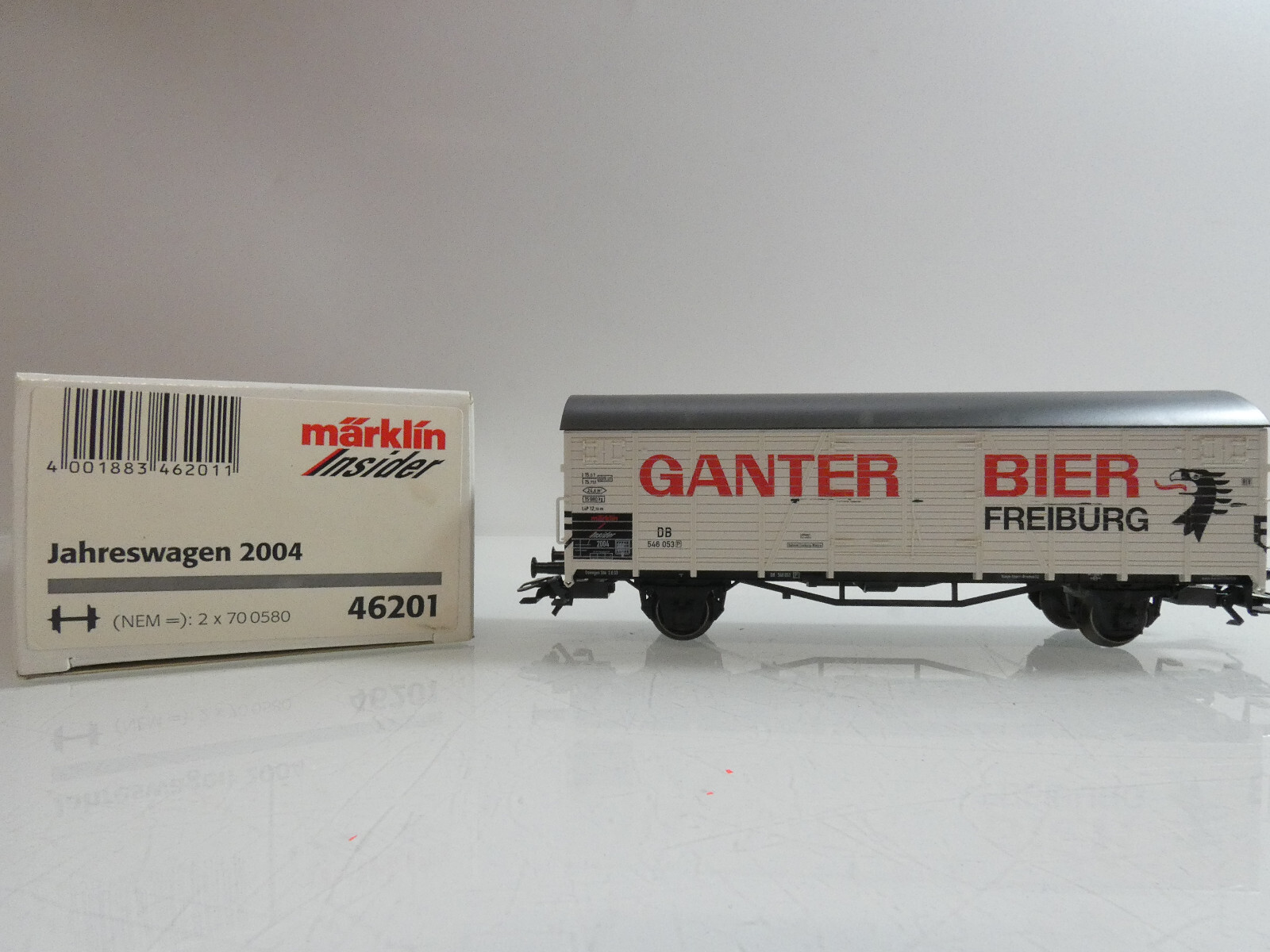 Märklin H0 46201 Kühlwagen Jahreswagen 2004 Insider Ganter Bier in OVP C564