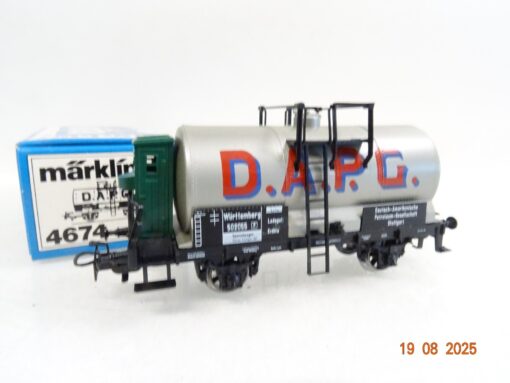Märklin H0 4674 Mineralöl Kesselwagen D.A.P.G. in OVP RR3124
