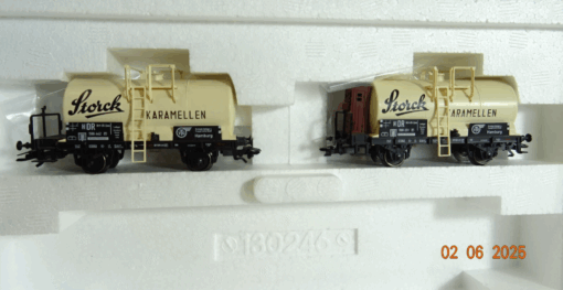 Märklin H0 46753 Kesselwagen-Set ohne LKW der DR in OVP PR8145 – Bild 3