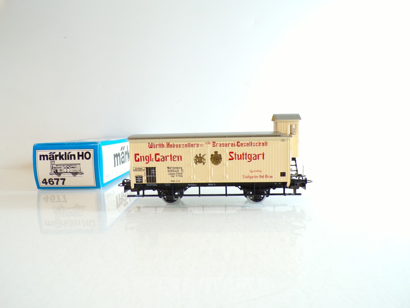 Märklin H0 4677 Bierwagen engl. Garten Stuttgart Württemberg in OVP BH1152 – Bild 3