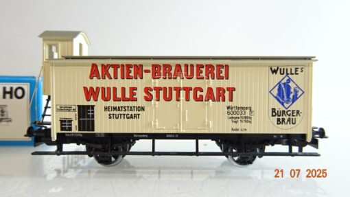 Märklin H0 4678 Bierwagen Aktien-Brauerei Wulle Stuttgart in OVP PR9175 – Bild 3
