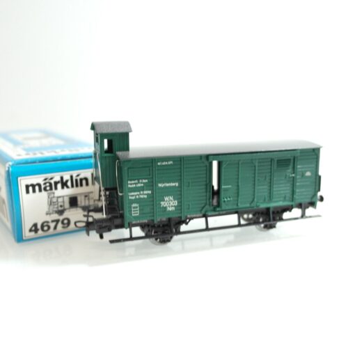 Märklin H0 4679 gedeckter Güterwagen mit Bremserhaus in OVP RG687