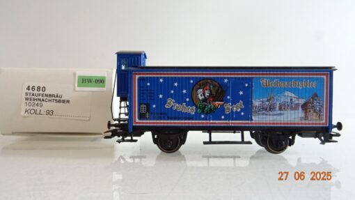 Märklin H0 4680 Bierwagen Staufenbräu Weihnachtswagen in OVP PR8799