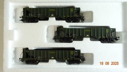 Märklin H0 46801 Wagen-Set Kohlentrichterwagen der K.Bay.Sts.B. in OVP PR9613 – Bild 3