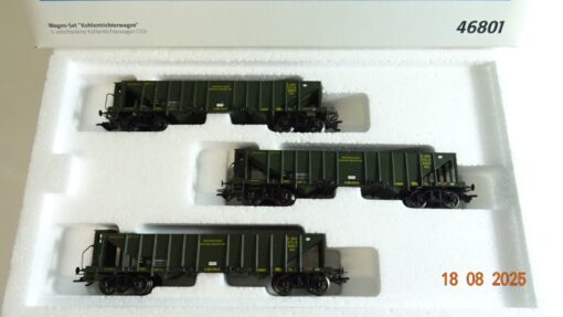 Märklin H0 46801 Wagen-Set Kohlentrichterwagen der K.Bay.Sts.B. in OVP PR9613